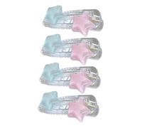 Gatuida 4piezas Horquilla de Estrella Pequeña Accesorios Pelo Pinzas de Estrella para Niñas Adolescentes Uso Diario el Cabello