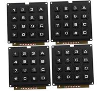 Gatuida 4piezas Módulo De Teclado De Botones para Microcontrolador Teclado Industrial Matricial Interruptores Táctiles para Aplicaciones Técnicas y Proyectos De Electrónica