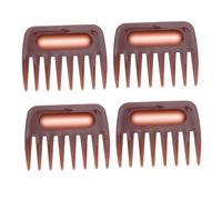 Gatuida 4piezas Peine para Peinar el Cabello Peine Texturizado para Cardar Hacia Atrás de Peluquería Dientes Anchos para Desenredar Herramienta de Peluquería para Moldear y Alisar el Cabel