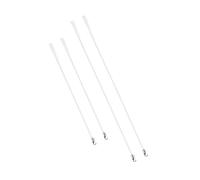 Gatuida 4piezas Regulador De Intensidad Barra Cortina De Fibra De Vidrio Gancho De Aleación para Persianas Verticales Instalación DIY y Control De Luz