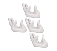 Gatuida 4Piezas Soporte de Cerámica para Ocarina de Soporte Portátil y Duradero para Instrumentos Musicales Compatible con Ocarinas para Coleccionistas