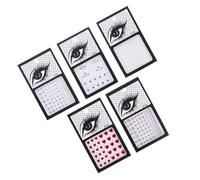 Gatuida 5 Hojas Pegatinas De Gemas De Imitación Para Ojos Joyas Gemas Faciales Para Decoraciones De Fiesta De Pegatinas Para Rostros De Fiesta Faciales Para Mujeres