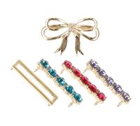 Gatuida 5 Pares Clips Adornos para Cordones de Zapatillas Charms Joya Ligeros y Fáciles de Instalar para Accesorios de Zapatos Mujer Decoración Versátil para Sneakers y Tacones
