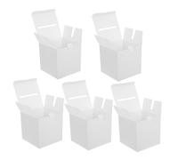 Gatuida 5 Piezas Caja de y Donaciones Blanca con Ranura Pack de Montaje y para Oficinas y Escuelas Resistente y Práctica para Eventos