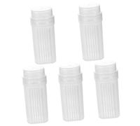 Gatuida 5 Piezas Cuba De Teñido Altamente Transparente Frascos De Manchas De Plástico Frascos De Tinción De Laboratorio Tarro De Tinción Vidrio Alta Transparencia El Plastico