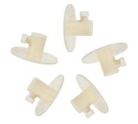 Gatuida 5 Piezas Limitador Antideslizante de Plástico para Soportes de Maniquí Abrazadera de Poste y Almohadilla de Goma para Tiendas de Ropa y Exhibiciones