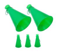 Gatuida 5 piezas Pack Megáfonos Plásticos Portátiles para Animar Fútbol Accesorios para Fiestas y Eventos Deportivos Cuernos de Aire Resistentes para Ambiente y Animación