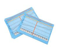 Gatuida 5 piezas Pegatinas para Piano con Guía de Acordes y Notación Musical Marcadores de Notas Extraíbles para Teclado Etiquetas Educativas para Principiantes sin Dañar el Teclado