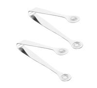 Gatuida 5 piezas Pinzas de Acero Inoxidable Cabeza Redonda Antideslizantes para Cocina Servicio de Hielo y Azúcar Uso Doméstico y Profesional