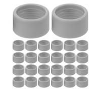 Gatuida 50 conectores para tubos de sillas de ruedas, manguito reductor de | Collarín espaciador de plástico gris, para silla de ducha y inodoro, ajuste perfecto, resistente al desgaste, instalación