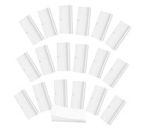 Gatuida 50 piezas Soporte para Etiquetas de Precio de Soporte para Carteles de Exhibición Accesorios de Estante de Alambre para Tiendas y Restaurantes Diseño Reutilizable y Práctico