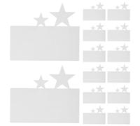 Gatuida 50 tarjetas de invitación con recorte de estrella - Suministros para hacer tarjetas DIY en para Año Nuevo, bodas, cumpleaños, mensajes de agradecimiento