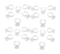 Gatuida 500 Piezas Anillos de Pegamento para Maquillaje Soporte para Tinta y Pigmentos Pequeños y para Microblading y Extensiones de Pestañas Profesional Higiénico y