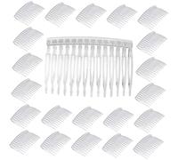 Gatuida 50piezas Peine Transparente Cabello Peinetas Laterales Para Mujer Peinetas Para Niña Para Ocasiones Formales Bodas Graduaciones Accesorios Ligeros Para Dama De Honor y Novias