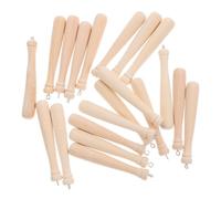 Gatuida 55 Piezas Mini Bates de Béisbol de Madera para Pulseras y Collares, Decoración Encantadora y Uso Versátil en Manualidades Deportivas