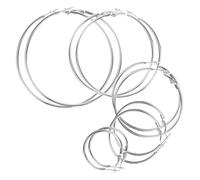 Gatuida 5pares Pendientes Aros Redondos De Moda Aros Para Mujer Diseño De Círculo Llamativos y Estéticos Joyas Orejas