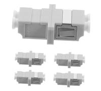 Gatuida 5piezas Adaptador de Fibra Óptica LC Adaptador de Conexión de Óptica para Conexiones de Componentes Fibra para Uso Centros de Datos