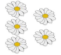 Gatuida 5piezas Broche de Margarita Elegante de Broches de Flores para Mujer Prendedores de Esmalte Decorativos para Ropa Bolsos y Sombreros