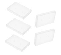Gatuida 5piezas Cajas Organizadoras De Casetes De Audio Estuche Transparente para Guardar Cintas Diseño Multifuncional