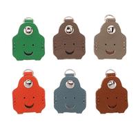 Gatuida 6 fundas de cuero para llavero: funda protectora multicolor para coche y casa - Fundas para llaves con aros para colgar