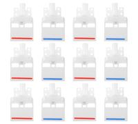 Gatuida 6 Juegos Grifo Dispensador Agua Fría y Caliente Plástico para Enfriador Diseño Irregular y Ángulo Curvo, Válvula Repuesto para Botellas de Agua Uso Doméstico y Oficina