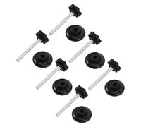 Gatuida 6 Perillas de Repuesto para Andadores Tornillos Moleteados M6 X 50 MM Diseño de Flor de Ciruelo Tuercas Ergonómicas para Ajuste Manual sin Herramientas Compatibles Andadores y