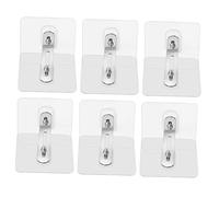 Gatuida 6 piezas Anclajes de Pared para Muebles Fijación Antivuelco para Estanterías y Armarios Instalación Sin Taladrar Seguridad para Mascotas