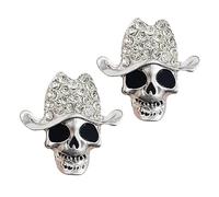 Gatuida 6 Piezas clip de aromaterapia ambientador de clips de ventilación decoraciones creativas para autos adorno de calavera difusor decoraciones del tablero Accesorios de coche Metal