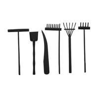 Gatuida 6 Piezas Conjunto de Mini Rastrillos para Jardín Zen Herramientas de Plástico para Alisar Arena Decoración de Escritorio para Meditación y Paisaje Zen