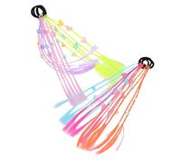 Gatuida 6 Piezas diadema de peluca para accesorio para el cabello decoración para el cabello elegante de caballo para rosa extensiones de cabello de caballo Sombreros