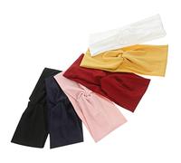 Gatuida 6 piezas Diademas Deportivas Anchas para Mujer Bandas de Pelo Elásticas y Transpirables Turbantes de Yoga con Accesorios Cómodos para Maquillaje y Ejercicio