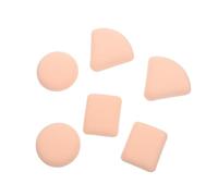 Gatuida 6 piezas Esponjas Maquillaje Triangulares y Redondas para Polvos y Base Reutilizables Lavables Suaves para Uso Seco y Húmedo