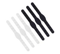 Gatuida 6 piezas Gancho de Silicona para Ajustable y Flexible Protector de Orejas para Deportes y Uso Diario Negros y Transparentes Sujeta Cómodo y Seguro