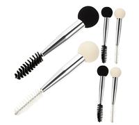 Gatuida 6 Piezas Pinceles De Maquillaje Cepillo Para Pestañas y Cejas Aplicadores De Maquillaje De Doble Cabezal Para Uso Diario y Profesional
