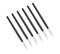 Gatuida 6 piezas Pinceles de Silicona para Maquillaje Aplicadores de Labial y Mascarilla Labial Brochas Duraderas y Suaves Diseño Compacto y Portátil para Mujeres