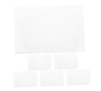 Gatuida 6 Piezas Plastic Craft Grid Sheets Cross Stitch Base Mesh For Hand Embroidery DIY Sewing And Needlework Projects Cuttable And Portable Plastic Canvas