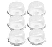 Gatuida 6 piezas Protector para Pomos de Cocina de Gas de Seguridad para Quemadores de Resistente al Calor Seguro para Fácil para Adultos