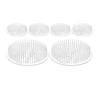 Gatuida 6 Piezas Soportes para Flores con Ventosa y Banda Ajustable Soporte Transparente para Arreglos de Plantas Portador de Plantas Flotantes para Jarrones Pequeños y Decoración de Hogar