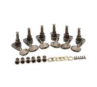 Gatuida 6 piezas Vintage Guitar Tuning Pegs Lr Locking Machine Heads Compatible With Acoustic Electric Guitars Durable Accurate Tuners With Installation Screws