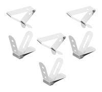 Gatuida 6 pinzas para sonda de termómetro para ollas, abrazaderas | Soporte para termómetro de parrilla, fácil de limpiar y con diferentes tipos de orificios, para uso diario en la cocina