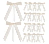 Gatuida 60 Piezas Decorativos para Coche de Boda Adornos de Cinta Resistentes de Poliéster para Manijas y Espejos Retrovisores Uso Bodas y Decoración de Fiestas