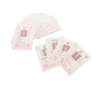 Gatuida 64 Piezas I Ching Gua PAI Picazón Tarjeta China Moneda De Latón Moneda De Riqueza China Monedas Chinas Antiguas Brsaa Ción Yo Ching Libro Encanto Chino Tarjeta i Ching Juego Papel