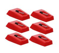 Gatuida 6Piezas Agujas de Repuesto para Tocadiscos Lápiz Óptico Duradero Accesorios para Fonógrafo de Vinilo Resistente Roturas Usar