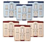 Gatuida 6piezas Cajas De De Papel Para Fiestas De Cajas De Dulces Forma De Villa Para Bodas y Celebraciones Decoración Elegante y Duradera Para Fiestas De San Valentín y Eventos