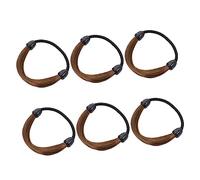 Gatuida 6piezas Cintas Pelo Elásticas Bandas Pelo Para Pelucas Tocados y Adornos Coleteros Para Mujeres y Niñas