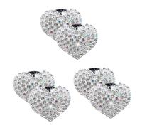 Gatuida 6piezas Clip Difusor De Para Aire Acondicionado De Coche Decoración De Corazón Función De Aromaterapia Para Toque Elegante y Fresco El Vehículo