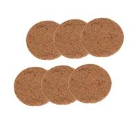 Gatuida 6piezas Estera Natural para Nido Fibra De Resistentes y Transpirables Tipo Colchoneta para Cría De Aves y Protección De Huevos Ecológica y Duradera