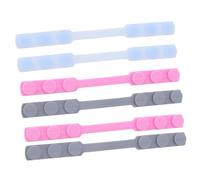 Gatuida 6piezas Gancho Para Antideslizante Hebillas De Extensión Para Ganchos Ajustables Orejas Correas Para Protectores Auditivos Por Conjunto Color Aleatorio