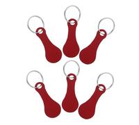 Gatuida 6piezas Llaveros Inoxidable De Supermercado Fichas De Carrito Prácticas y Elegantes Para Hombres y Mujeres