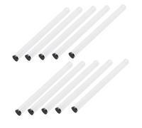 Gatuida 6piezas Tubos y Barriles De Incienso Transparente Unidades Tapa Negra para Línea De Incienso Tubo De Muestra y Botella De Viaje